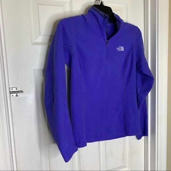 The North Face Women’s Size Small Purple 1/4 Zip - Picture 3 of 10